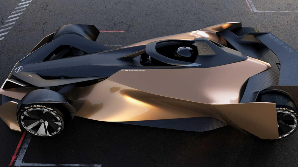 Phía bên của Nissan Ariya Single Seater Concept
