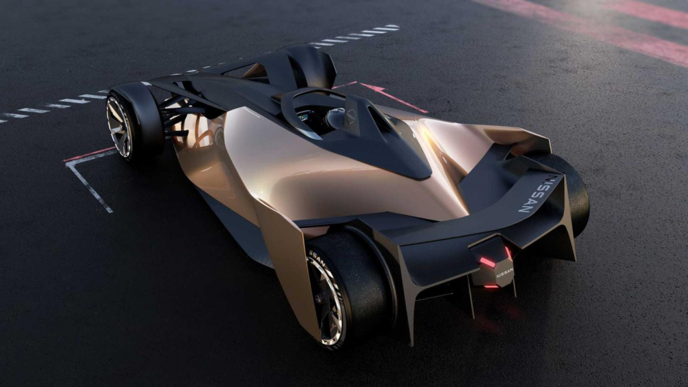 Phía sau của Nissan Ariya Single Seater Concept