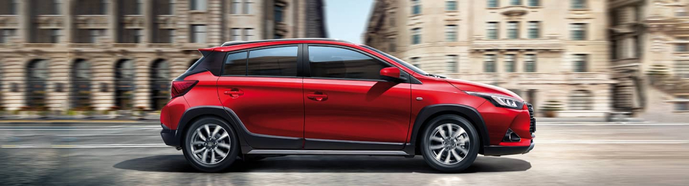 Thiết kế sườn xe của Toyota Yaris L X 2022 Thiết kế sườn xe của Toyota Yaris L X 2022
