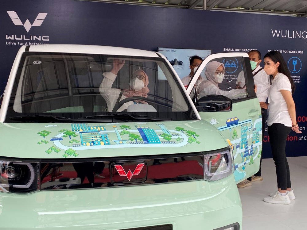 Wuling Hongguang Mini EV có trang bị tiện nghi khá cơ bản