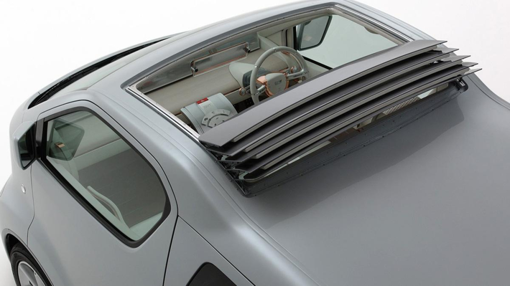 Phần cửa sổ trời mui gấp của Toyota DMT