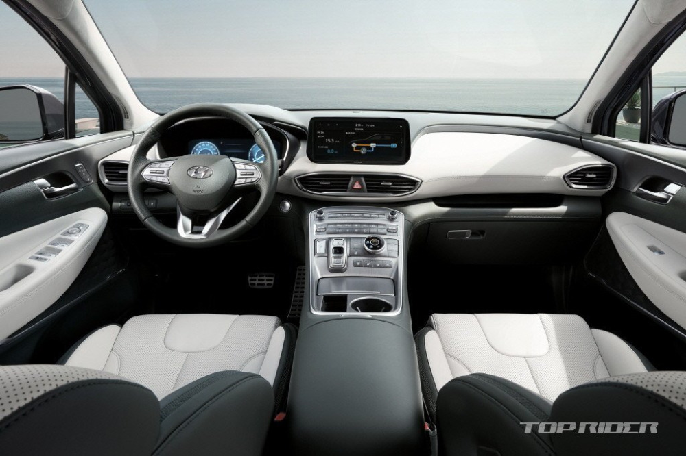Khoang lái của Hyundai Santa Fe 2022