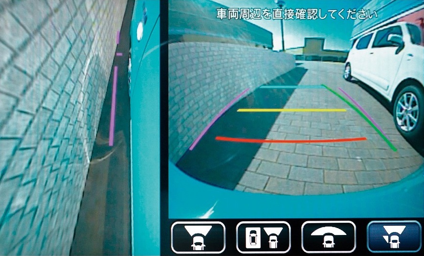 Camera lùi của Suzuki Alto 2022