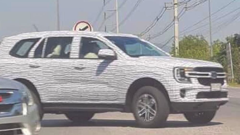 Thiết kế đầu xe của Ford Everest 2022 