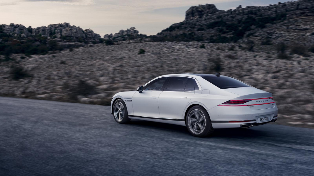 Thiết kế đuôi xe của Genesis G90 2022 Thiết kế đuôi xe của Genesis G90 2022