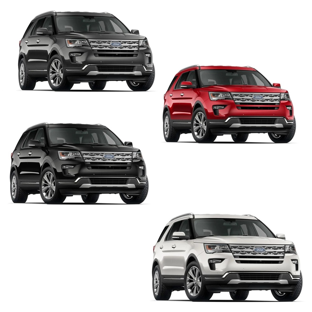 Màu sắc ngoại thất tùy chọn của Ford Explorer