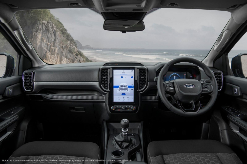 Nội thất của Ford Ranger 2022
