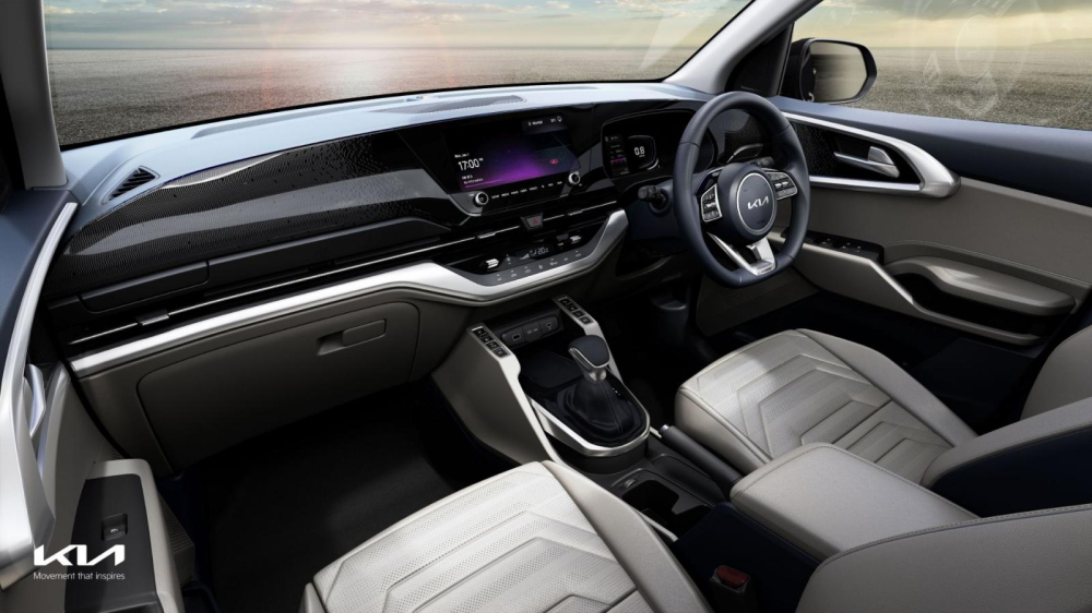 Kia Carens 2022 có màn hình trung tâm 10,25 inch