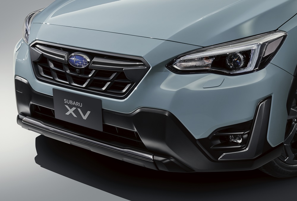 Subaru XV Advance Style Edition có nhiều chi tiết màu xám trên đầu xe Subaru XV Advance Style Edition có nhiều chi tiết màu xám trên đầu xe