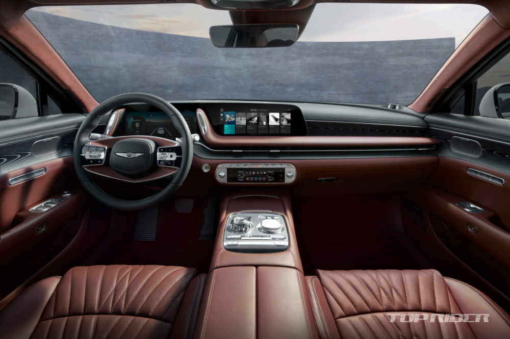Khoang lái sang trọng của Genesis G90 2022 Khoang lái sang trọng của Genesis G90 2022
