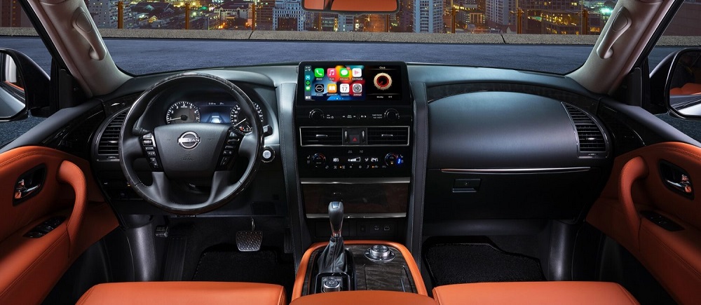 Nội thất b&ecirc;n trong Nissan Patrol 2022