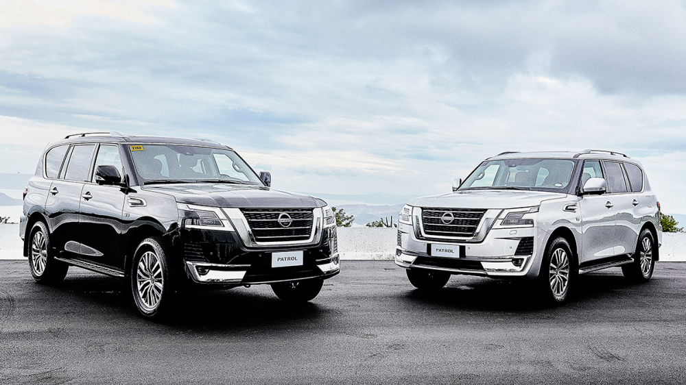 Nissan Patrol 2022 m&agrave;u đen v&agrave; trắng