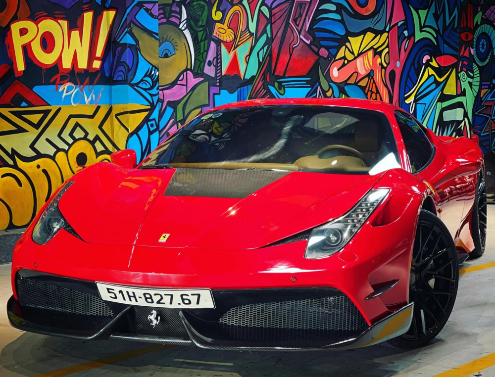 Mới tậu Lamborghini Huracan, nh&agrave; sưu tầm xe b&aacute;n lại Ferrari 458 Italia độ Misha Designs độc nhất Việt Nam