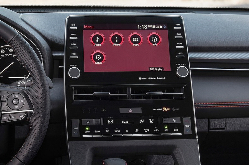 Màn hình trung tâm cỡ lớn hơn của Toyota Avalon 2022