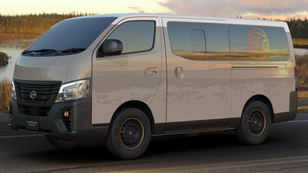 Phía trước của Nissan Caravan Myroom