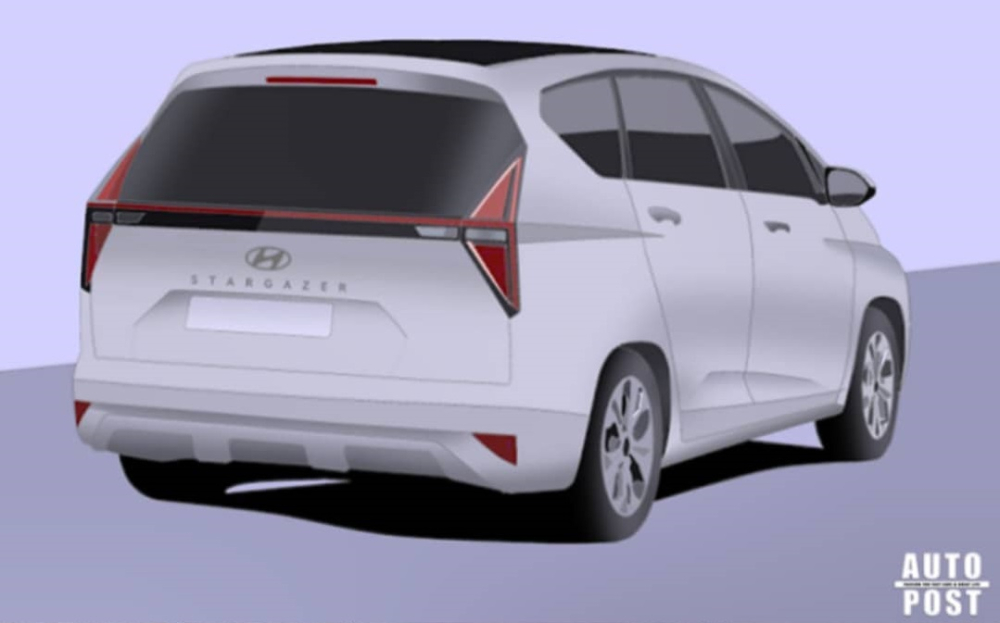 Hình ảnh phác họa thiết kế của Hyundai Stargazer