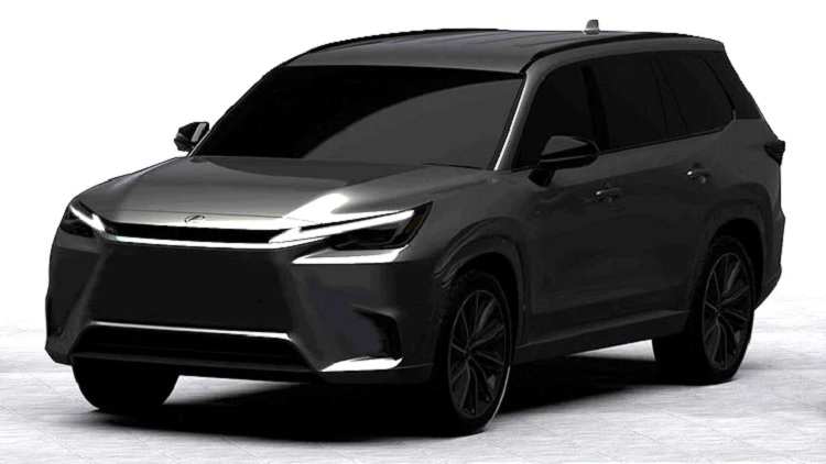 Mẫu xe được cho là Lexus TX trong hình ảnh do hãng Lexus tung ra vào hôm 14/12 Mẫu xe được cho là Lexus TX trong hình ảnh do hãng Lexus tung ra vào hôm 14/12
