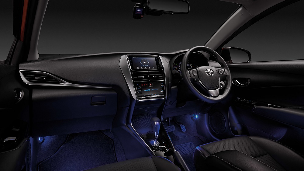 Nội thất của Toyota Vios 2022 tại Malaysia