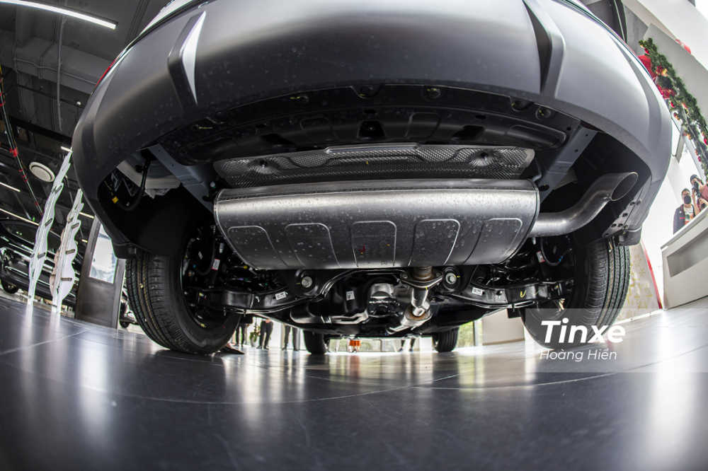 Khoảng sáng gầm của Hyundai Tucson 2022 cũng đạt mức 181mm.