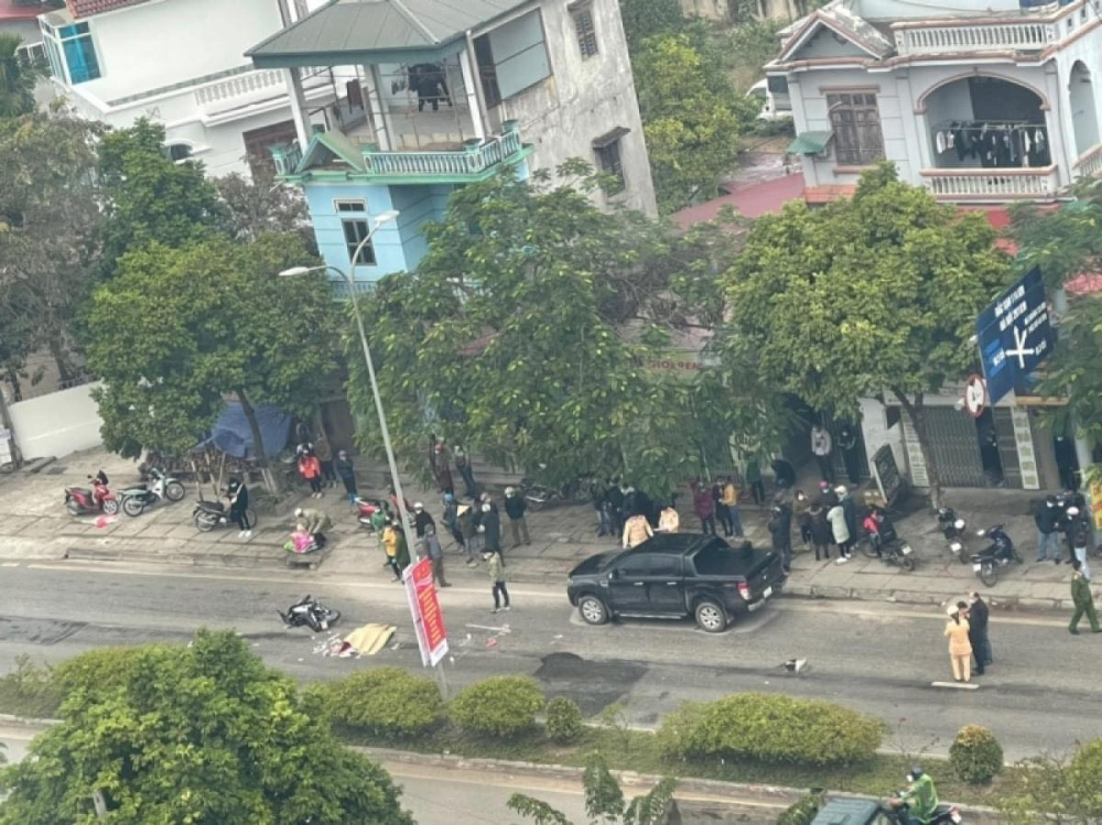 Hiện trường vụ tai nạn thương tâm