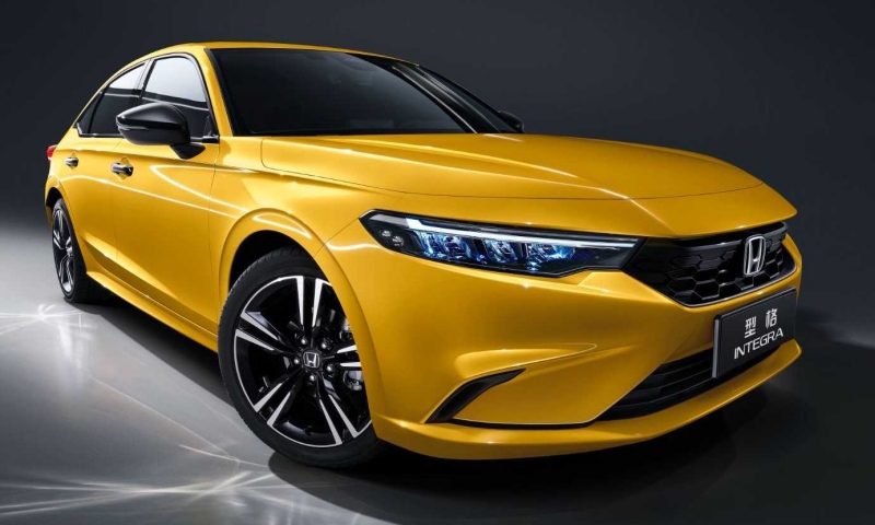 Thiết kế đầu xe của Honda Integra 2022
