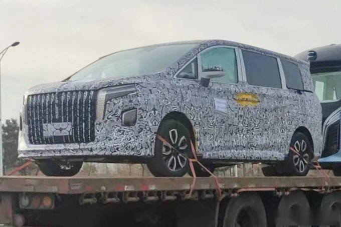 Mẫu MPV n&agrave;y dự kiến d&ugrave;ng động cơ giống Hồng Kỳ H9