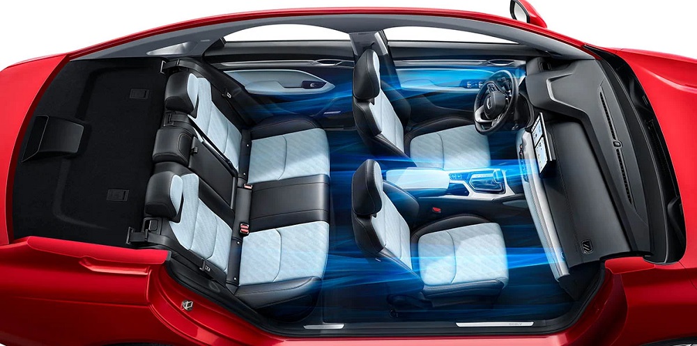 Geely Emgrand L 2022 được trang bị nội thất 5 chỗ
