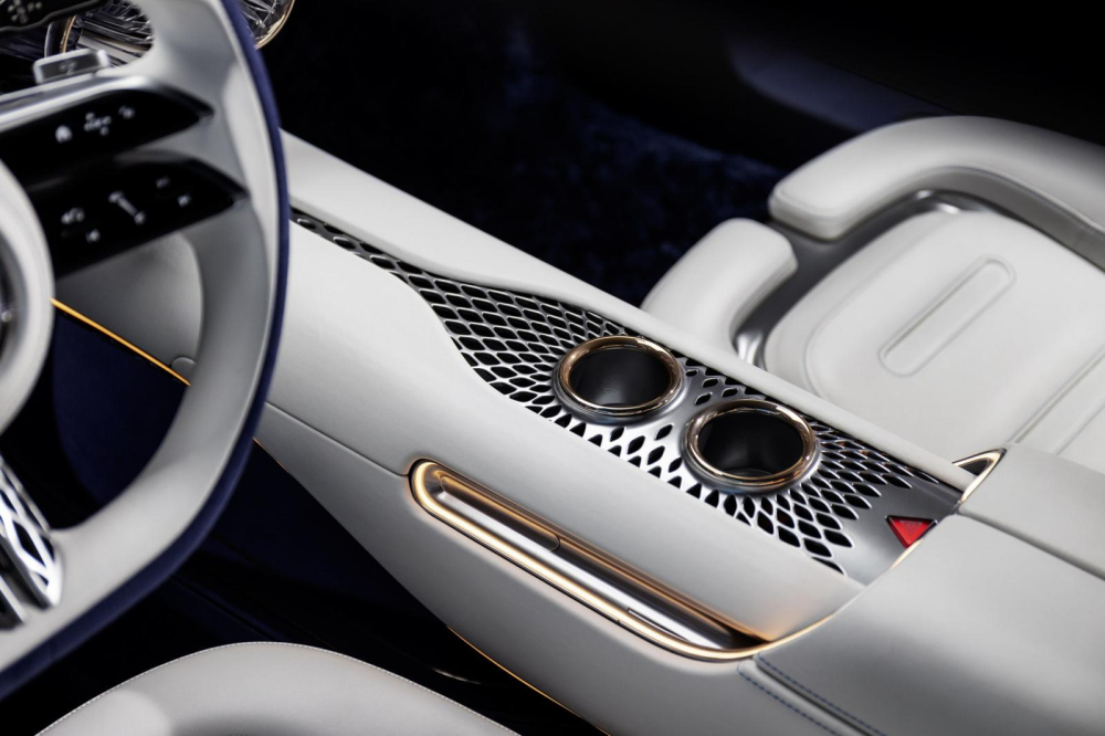 Cụm điều khiển trung tâm của Mercedes-Benz Vision EQXX