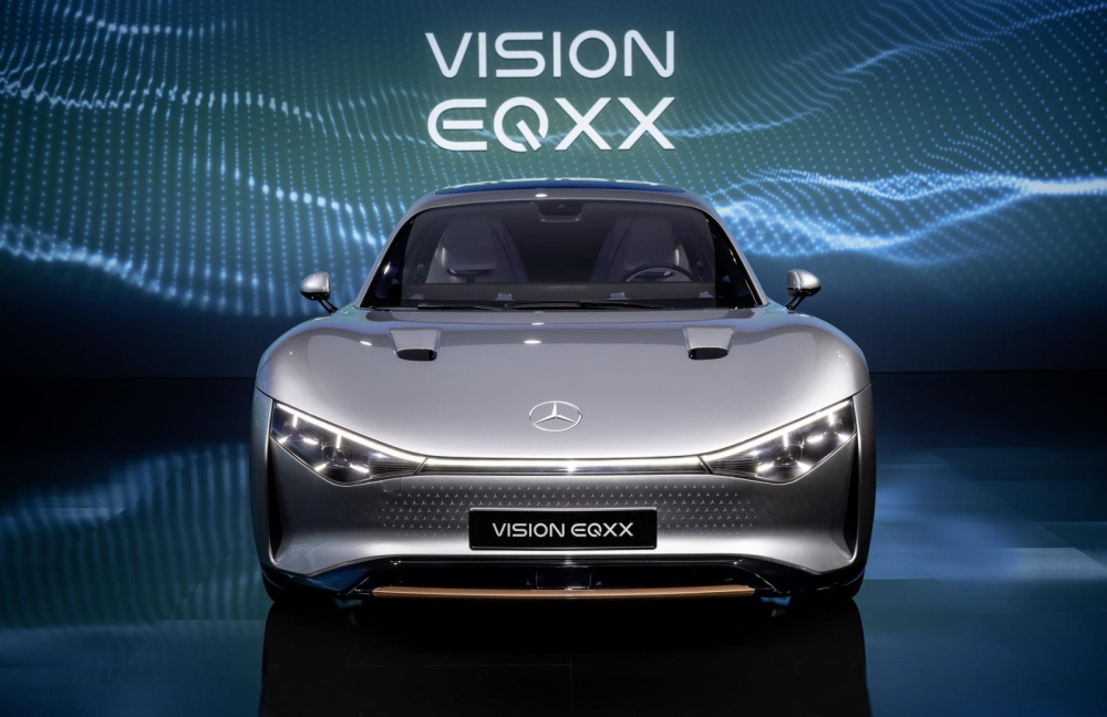 Thiết kế đầu xe của Mercedes-Benz Vision EQXX