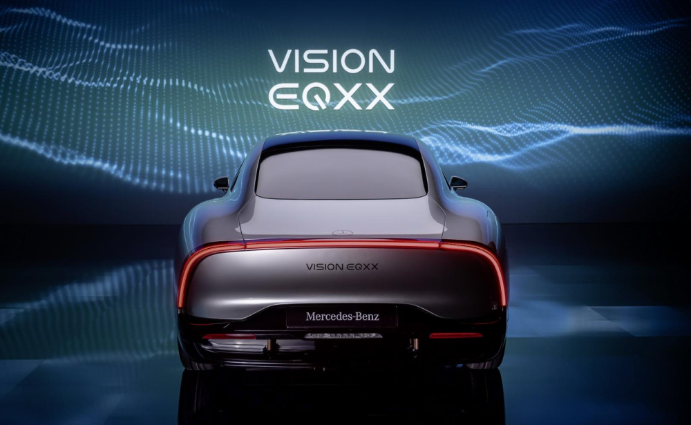 Mercedes-Benz Vision EQXX có cụm đèn hậu ấn tượng