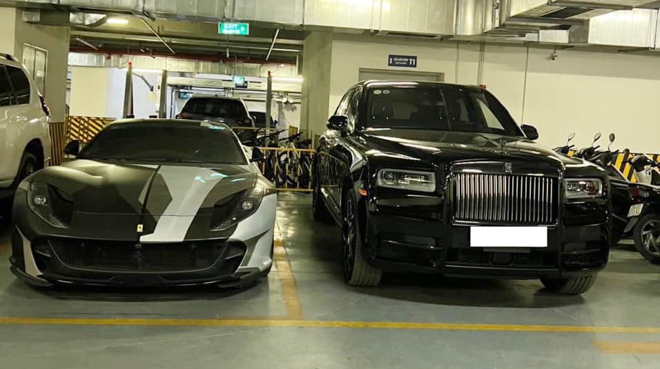 Thiếu gia 9X còn sở hữu Rolls-Royce Cullinan Black Badge