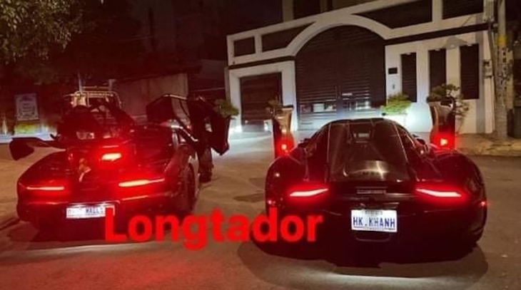 McLaren Senna c&ugrave;ng Koenigsegg Regera tung c&aacute;nh trước cửa nh&agrave; Ho&agrave;ng Kim Kh&aacute;nh