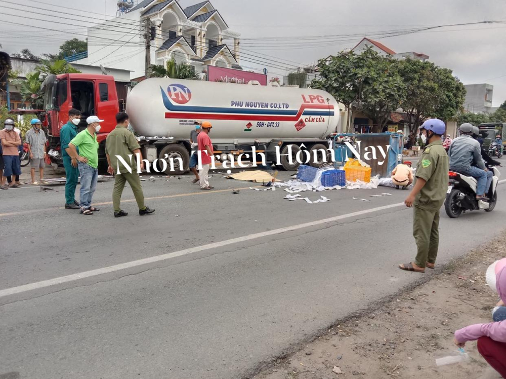 Hiện trường vụ tai nạn