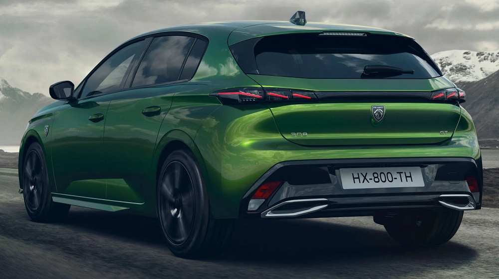Peugeot 308 2022 sở hữu cụm đèn hậu ấn tượng