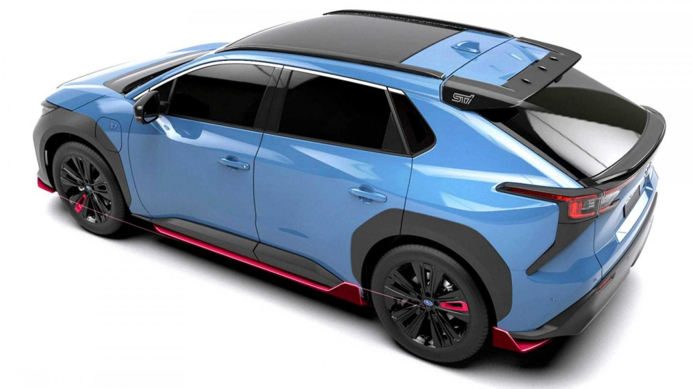 Phía sau của Subaru Solterra STI Concept
