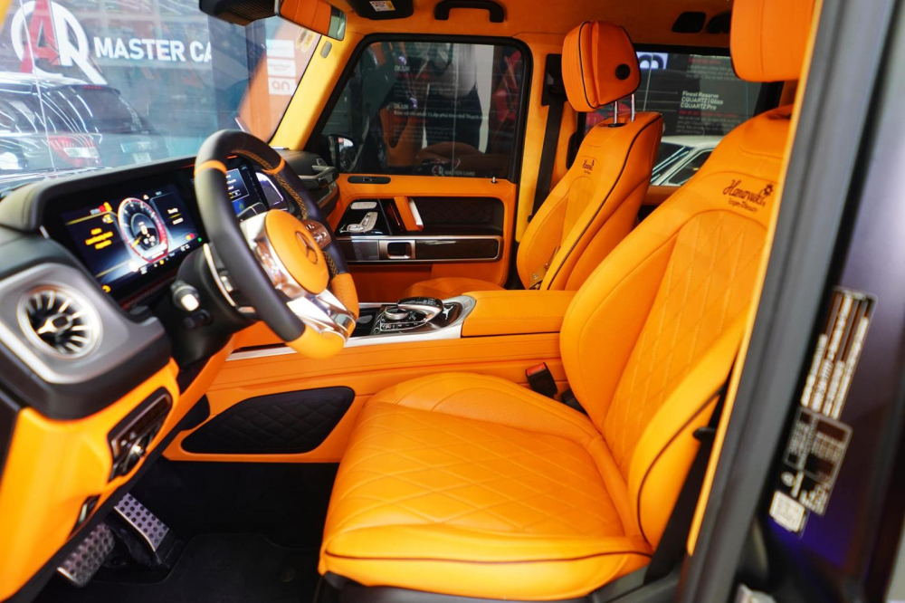 Nội thất của xe Mercedes-AMG G63 Edition 1 nh&agrave; Đo&agrave;n Di băng