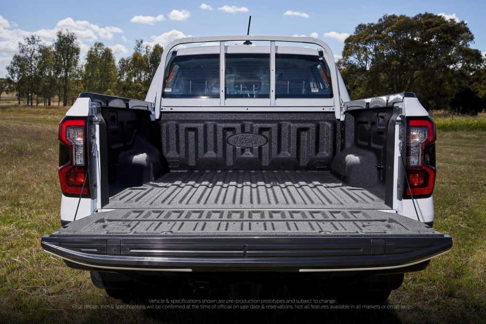 Thùng sau rộng rãi của Ford Ranger 2022 Thùng sau rộng rãi của Ford Ranger 2022