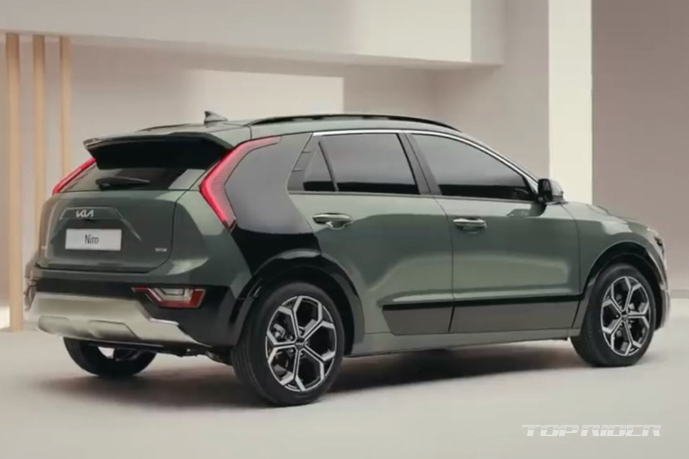Thiết kế đằng sau của Kia Niro 2022