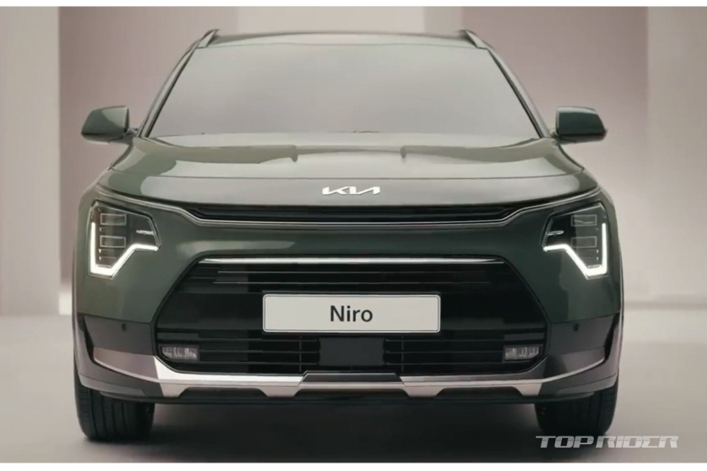 Cận cảnh đầu xe của Kia Niro 2022