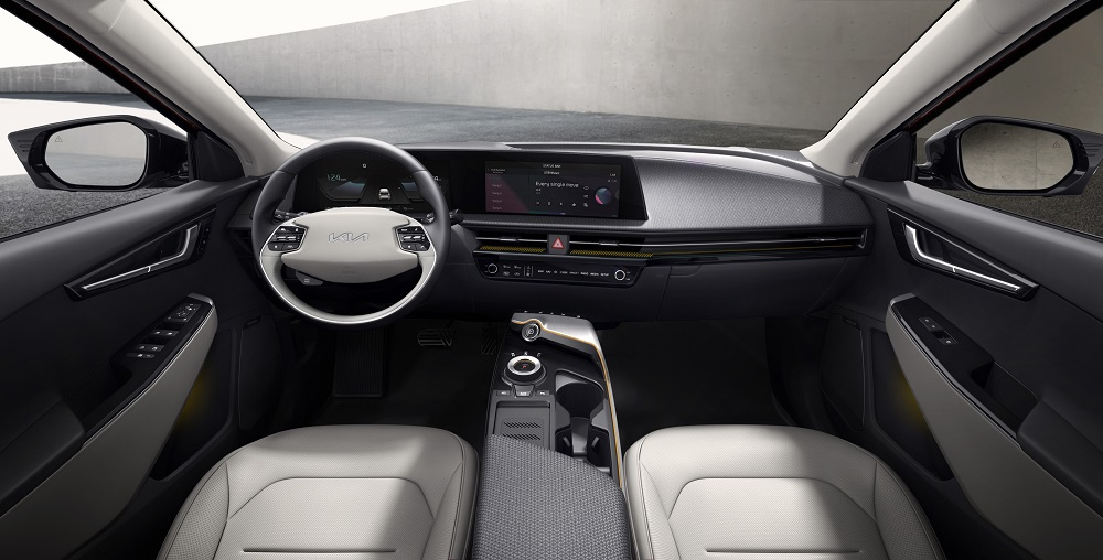 Nội thất b&ecirc;n trong Kia EV6