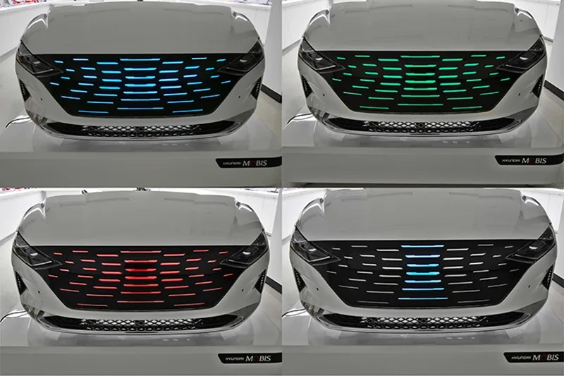 Lưới tản nhiệt Lighting Grille của Hyundai