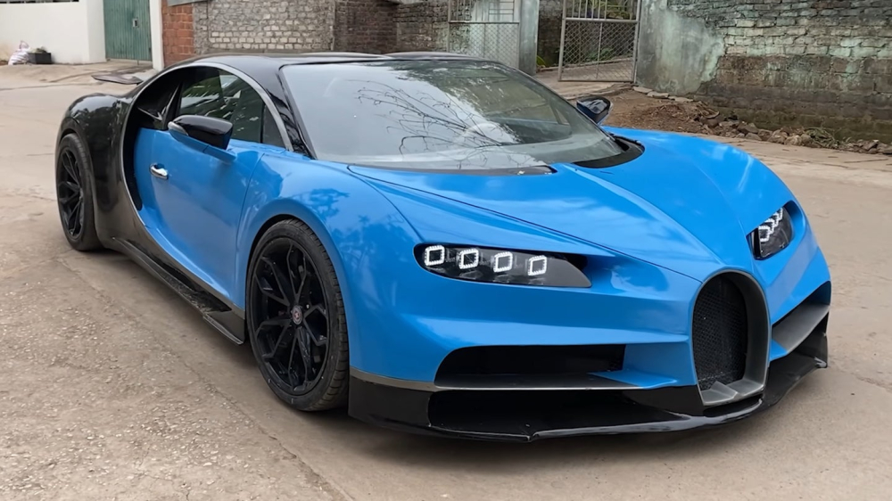 Chiếc Bugatti Chiron tự chế sau khi được hoàn thiện