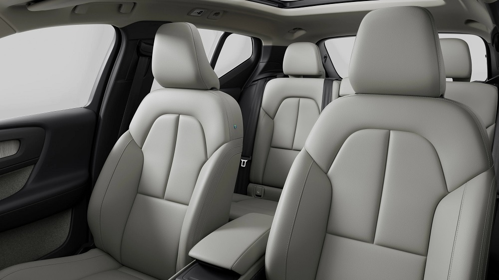 Ghế của Volvo XC40 2022 được bọc bằng chất liệu mới