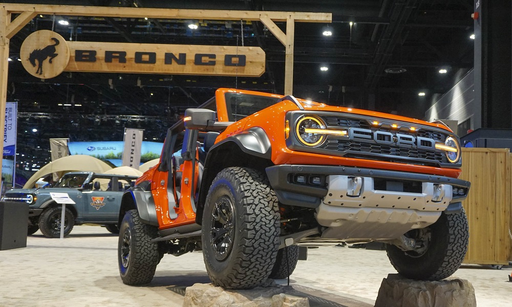 Ford Bronco Raptor 2022 được trưng bày trong triển lãm Ô tô Chicago năm nay