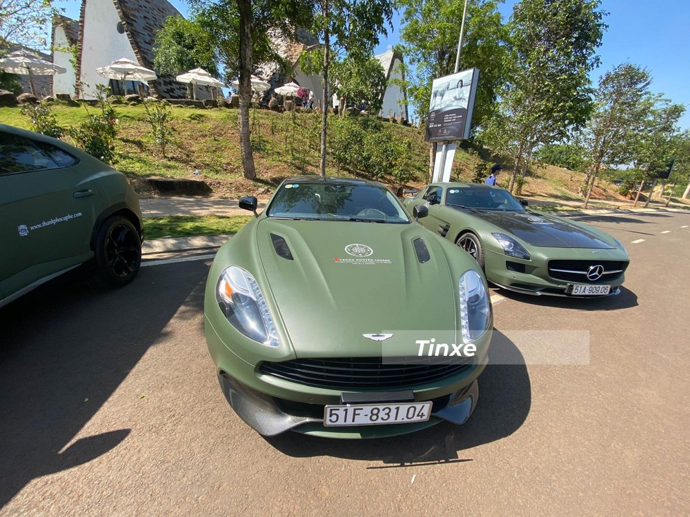 Aston Martin Vanquish phong cách nhà binh của Đặng Lê Nguyên Vũ
