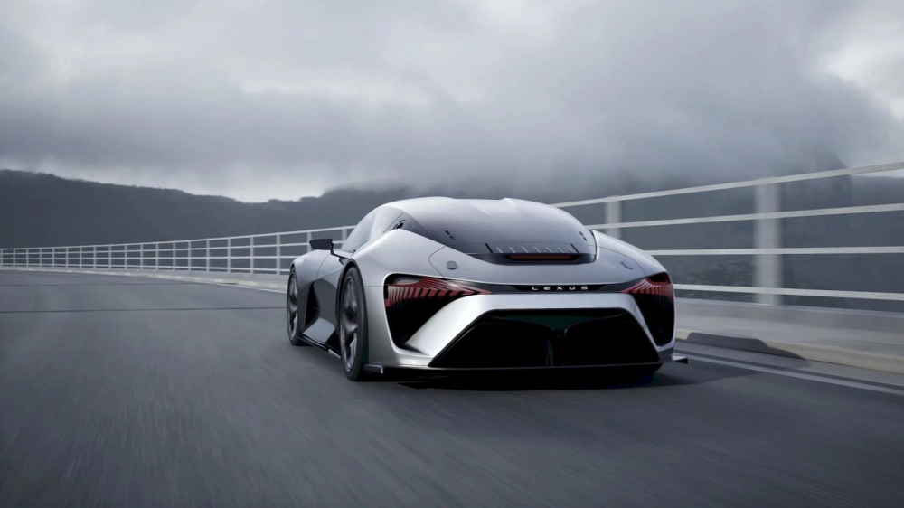 Lexus Electrified Sport nh&igrave;n từ ph&iacute;a sau