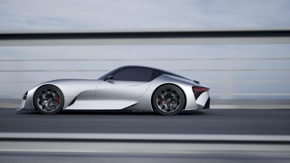 Lexus Electrified Sport c&oacute; thiết kế nắp ca-p&ocirc; d&agrave;i v&agrave; gầm thấp