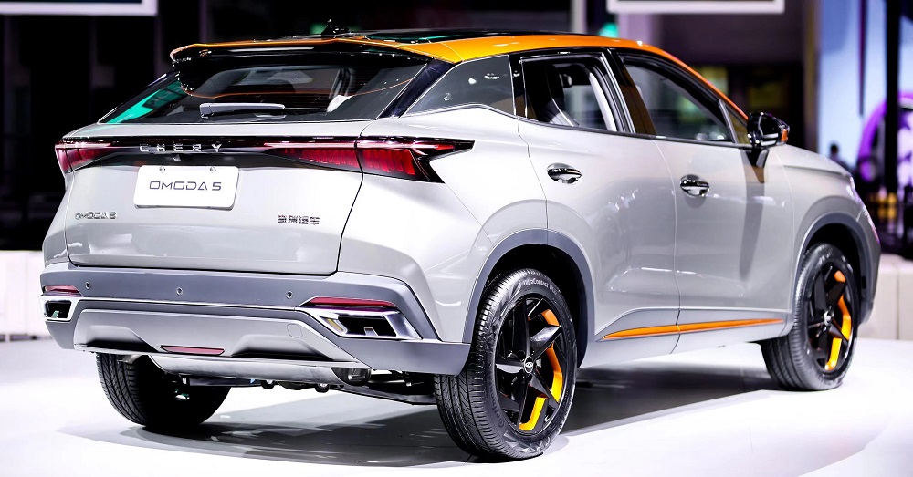 Thiết kế đằng sau của Chery Omoda 5