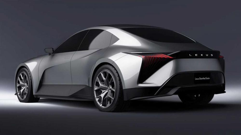 Lexus Electrified Sedan c&oacute; cụm đ&egrave;n hậu ấn tượng