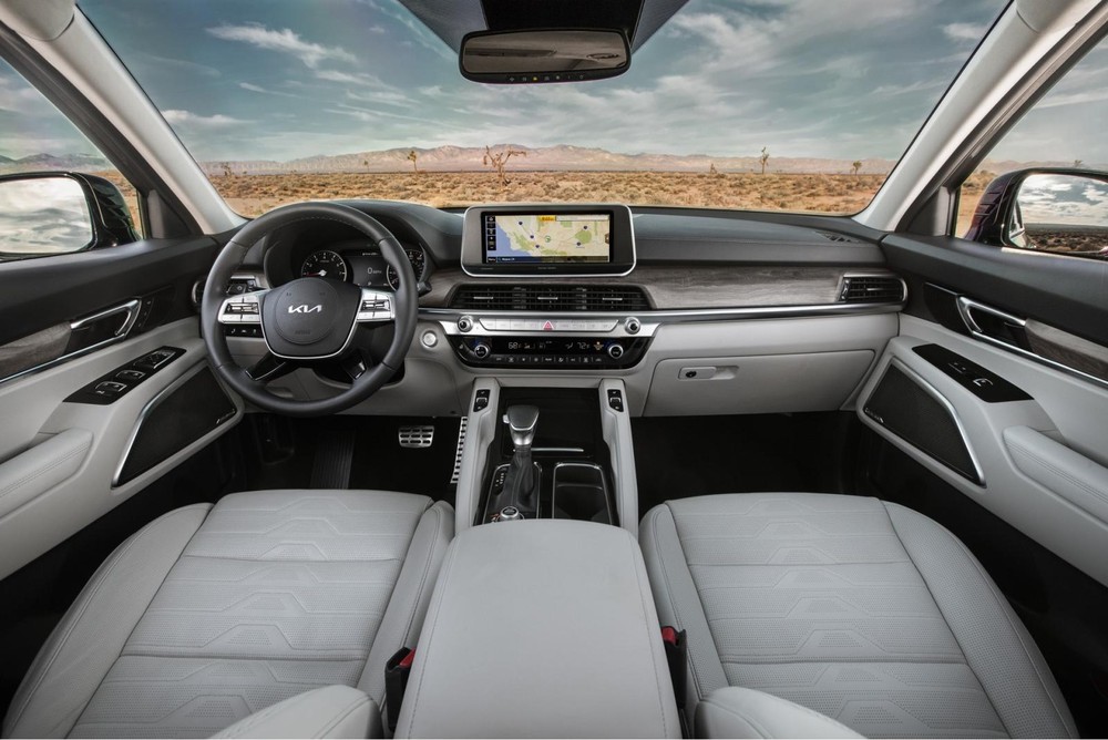 Khoang lái bên trong Kia Telluride 2022